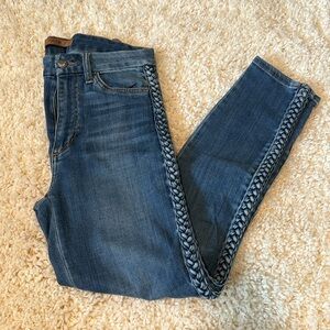 JOE'S Womens The Charlie High Rise Skinny Ankle Pockets Denim Jeans Blue Size 28